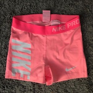 Nike Pink athletic shorts